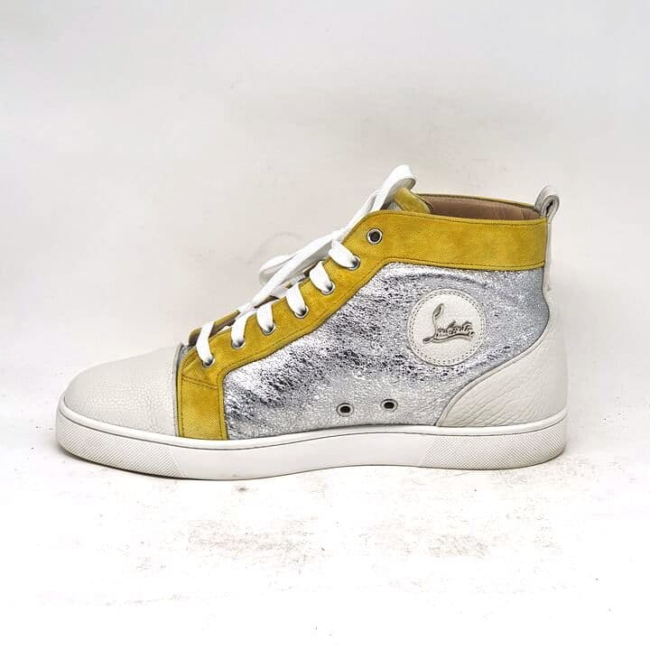 High-Top in Silber und Gelb