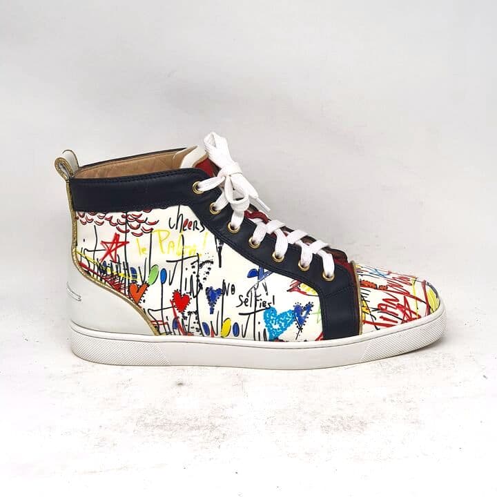 Christian Louboutin Louis mit Graffiti-Druck
